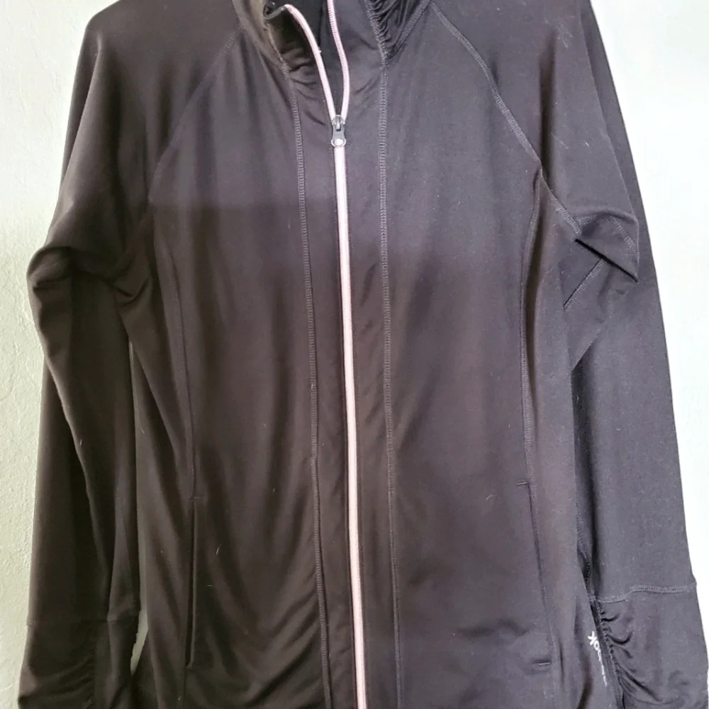Black Reebok Athletic Track Jacket - Picture 1 of 11